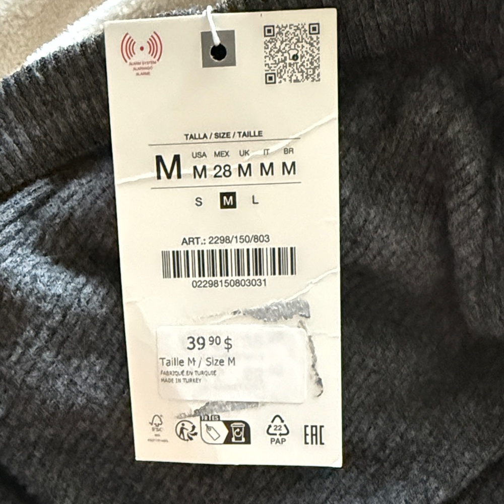 Zara Soft Ribbed Cardigan- M - Picture 2 of 2